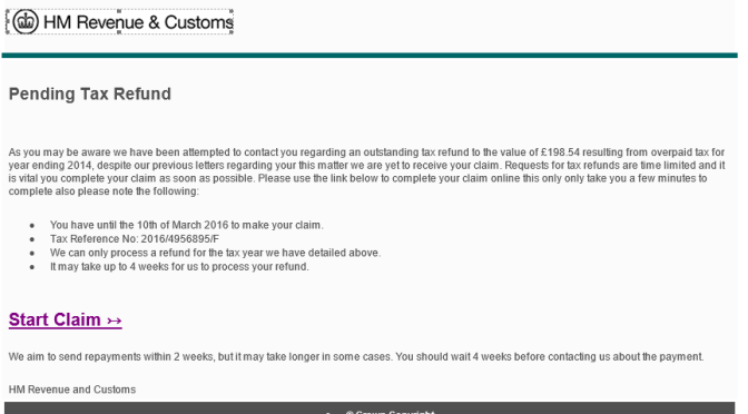 Hunter Gee Holroyd HMRC Tax Refund Emails How To Identify A Fake 