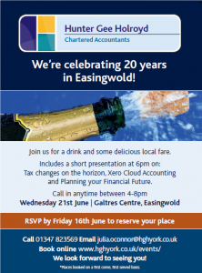 Celebrating 20 years in Easingwold